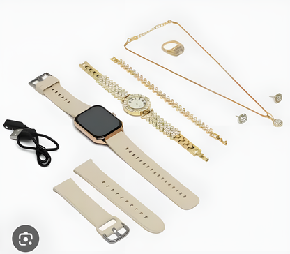 A58 Plus 6 in 1 - Smartwatch For Women | Best Quality Smart Watch | Perfect For Gift