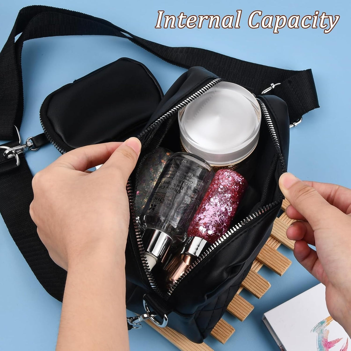 Crossbody Bag | Leather Shoulder Bag With SMALL Coin Purse