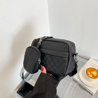 Crossbody Bag | Leather Shoulder Bag With SMALL Coin Purse