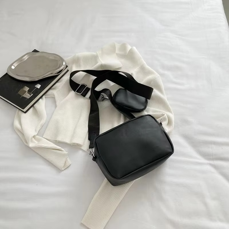 Crossbody Bag | Leather Shoulder Bag With SMALL Coin Purse