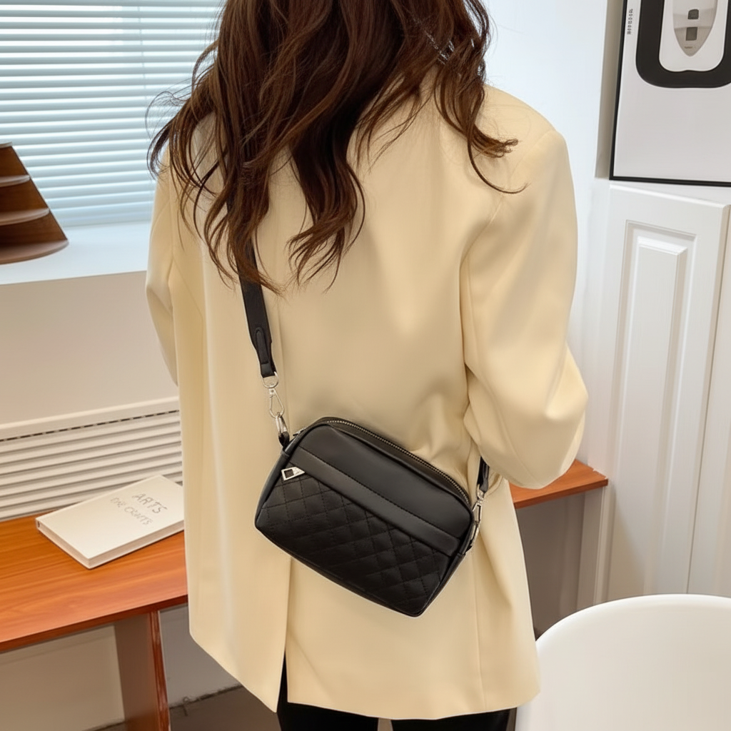 Crossbody Bag | Leather Shoulder Bag With SMALL Coin Purse