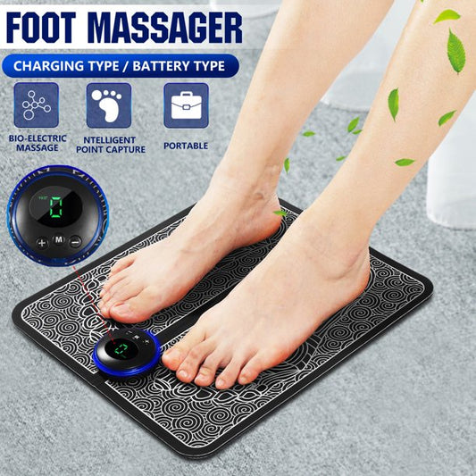 Foot Massager | Electric Foot Mat | Blood Circulation Health Care Pad (Without Box)