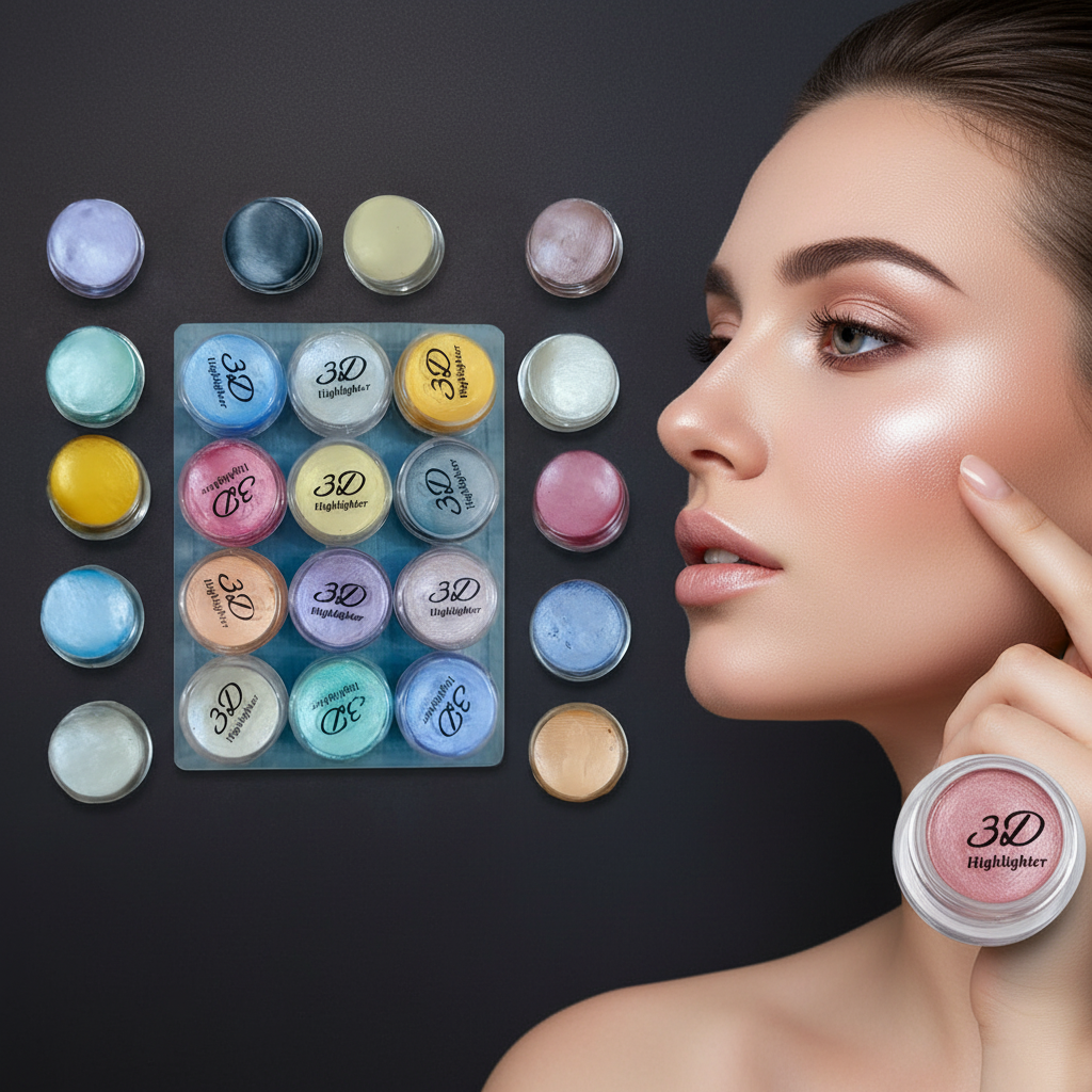 Professional 3D Highlighter 12 Color Palette | Creamy Gorgeous Colour Highlighter