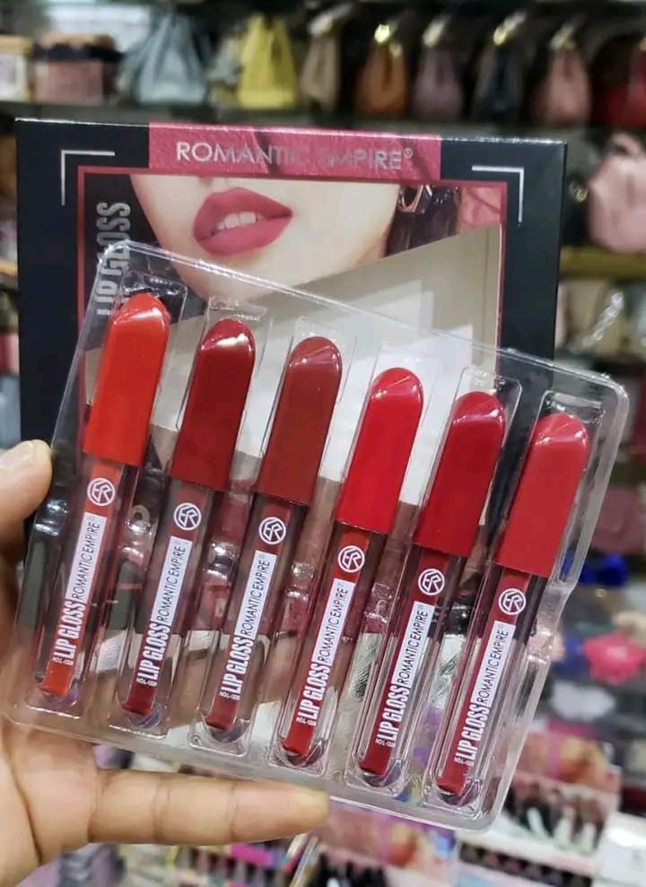 Romantic Vampire Matte Lipgloss Set – High Pigment, Long-Lasting Liquid Lip Gloss | Pack of 6