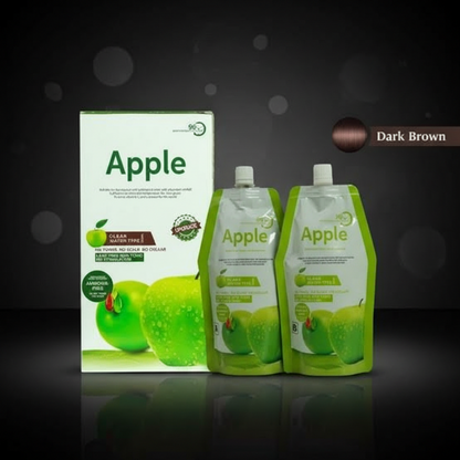 Apple Hair Color 200ml | Long-Lasting Hair Dye (Dark Brown Colour)