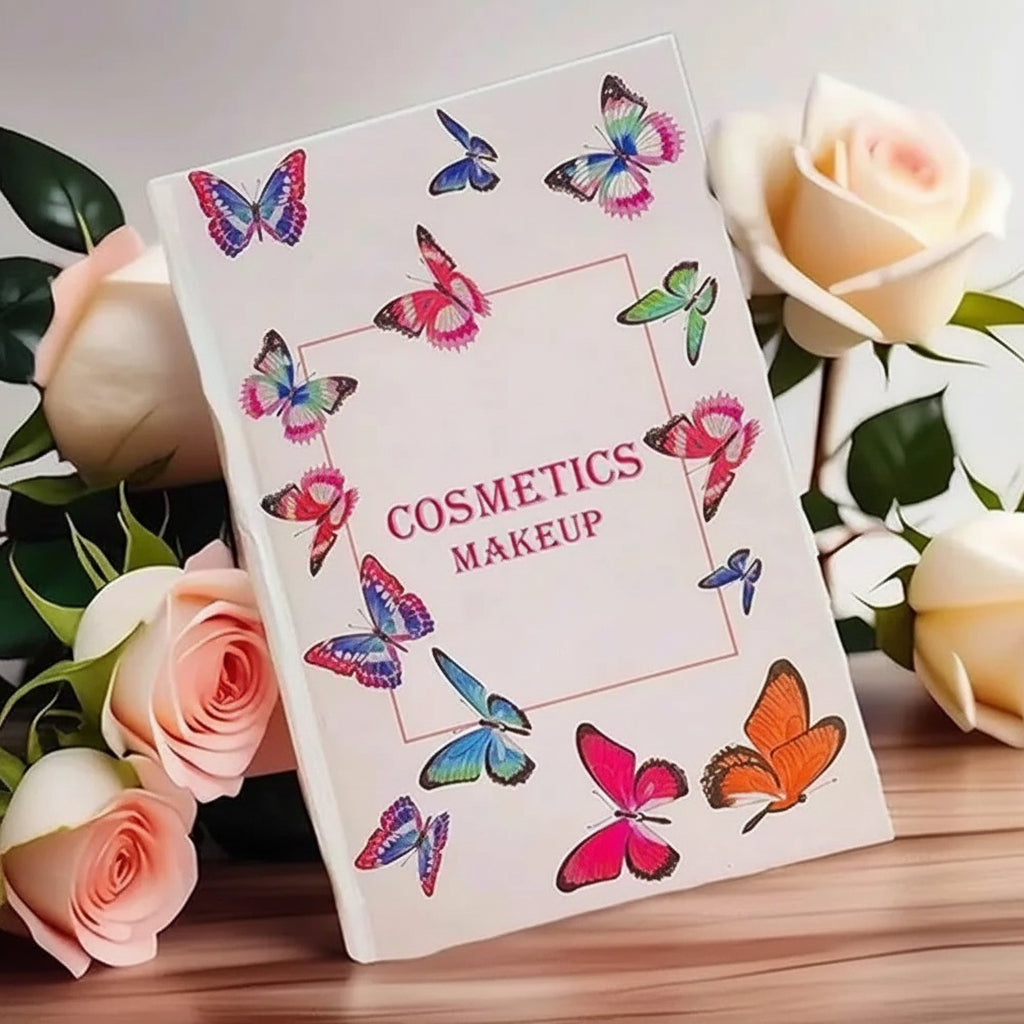 All In One Professional Makeup Palette Book | Complete 4 In 1 Beauty Kit