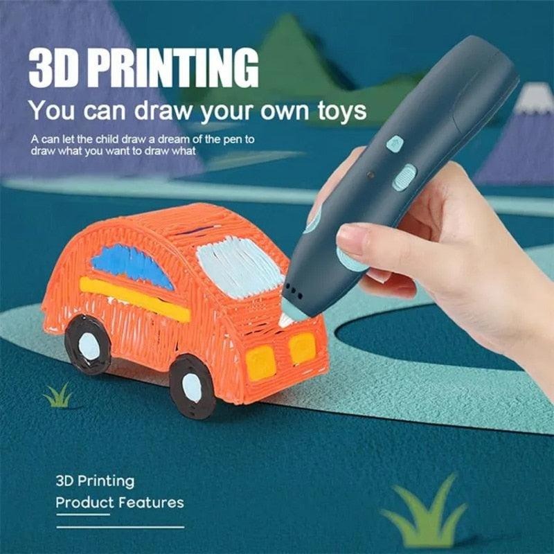 3D Drawing Pen | 3D pen with safe filament-Creative Learning for Kids