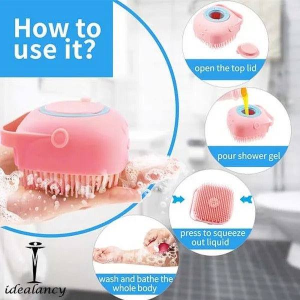 Silicone Bath Body Brush | Exfoliating Scrub | Random Colour