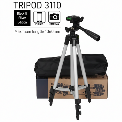 Tripod Camera and Mobile Stand | Adjustable Aluminium Camera Stand