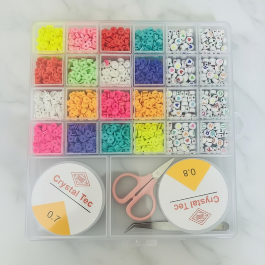 DIY Beads Box – Colorful Beads Set for Necklace & Jewelry Making