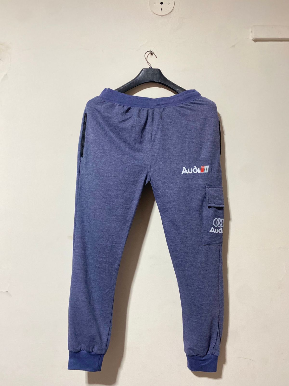 Audi Side Pocket Trouser For Men | Adjustable Waist 28 To 34 Inches | Length 39 Inches