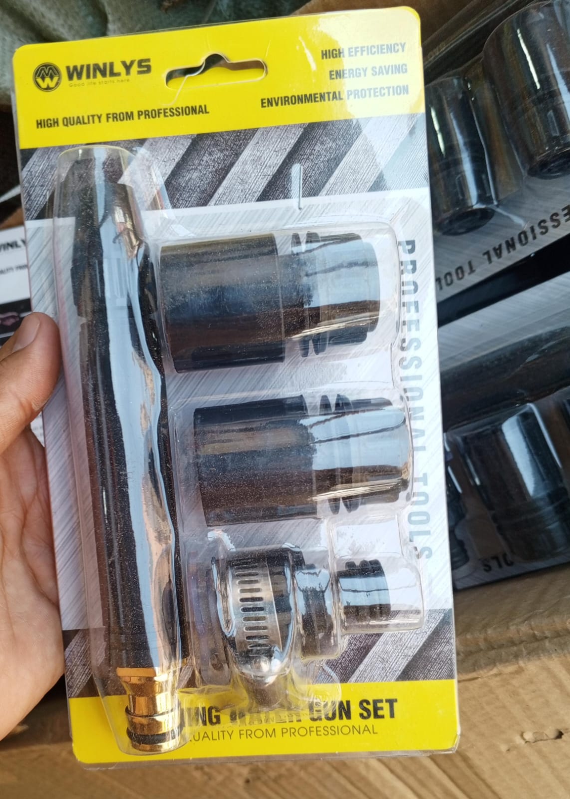 Plastic High Pressure Washer Gun | Quick Connect Spray Tips for Car Wash (Set Of 4)