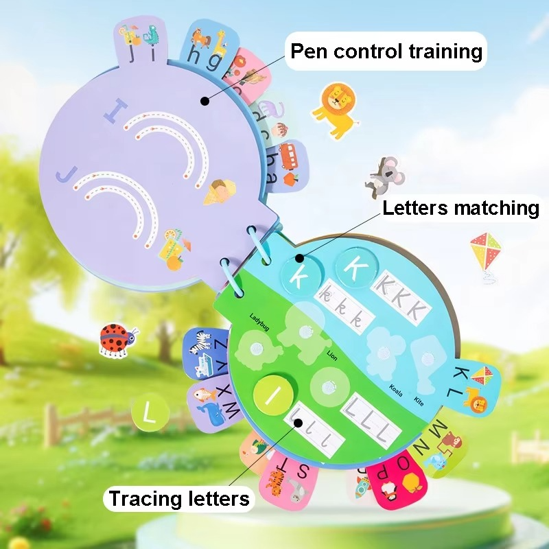 My Busy Book | Interactive Learning Kit for Kids| Magnetic Letters & Activity Pages