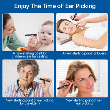 Rechargeable Smart Wireless Ear Camera Kit | Visual Ear Wax Removal Tool | Random Colour