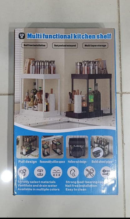 Multi-Functional Kitchen Shelf |  Waterproof & Strong Load-Bearing | Random Colour