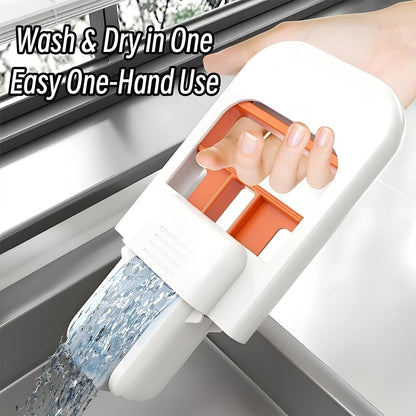 Mini Foldable Desktop Mop - Hands Free Squeeze Clean