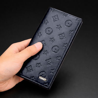 Monogram Luxe Long Wallet – Zip Around Purse with 14 Card Slots