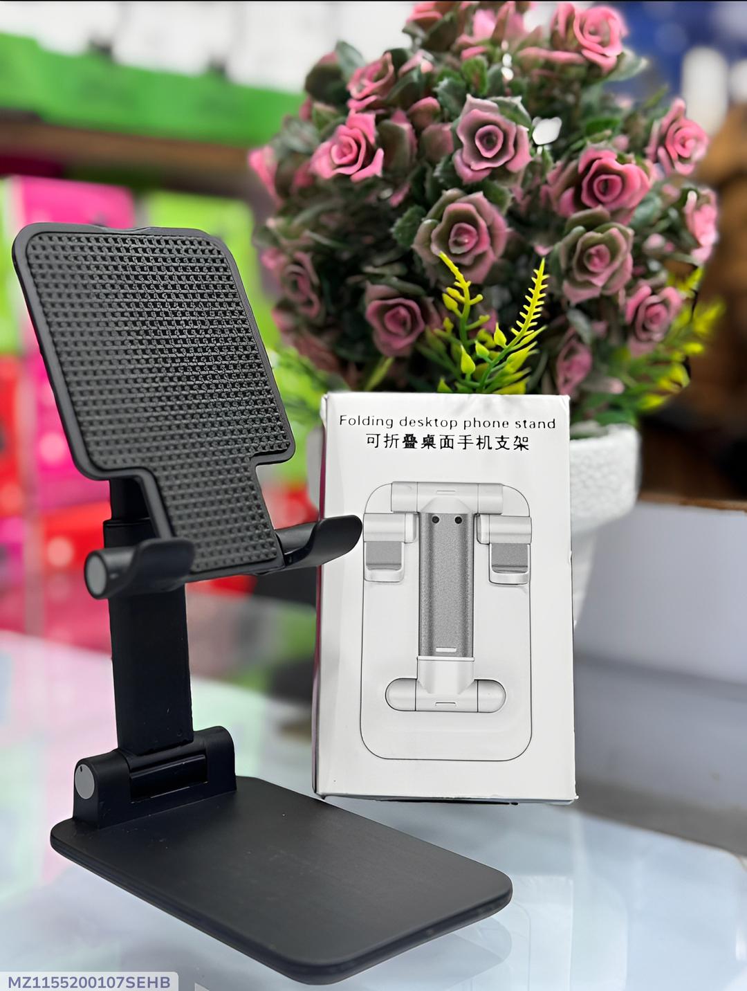 Premium Foldable Desktop Stand | Adjustable Height & Multi-Angle | Random Colour