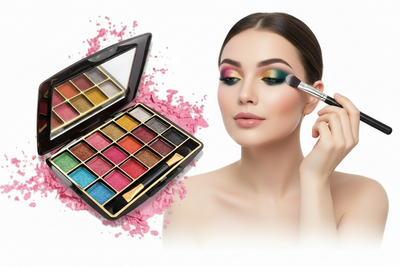 MAT Beauty 18 in 1 Professional Makeup Eyeshadow Kit neutral shades