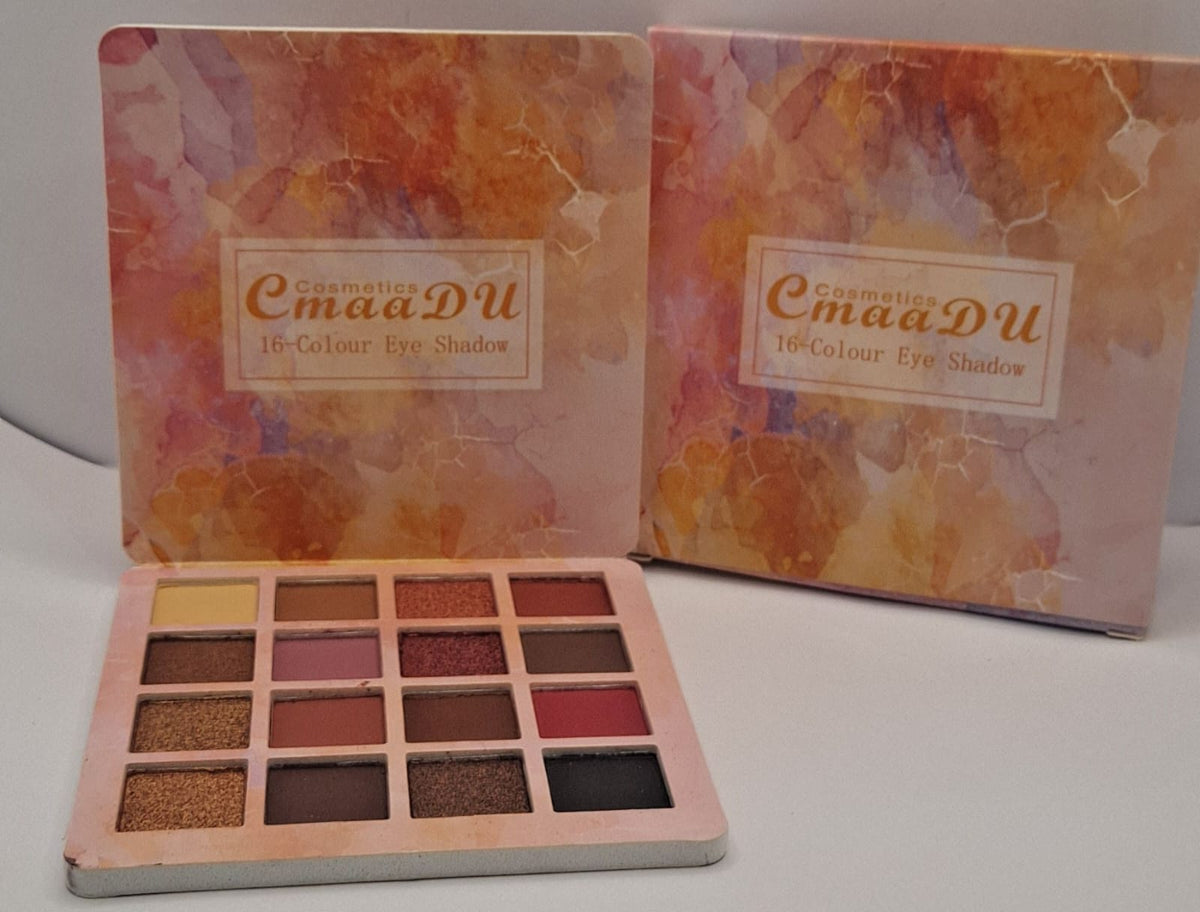 16 Color Eyeshadow Makeup Palette | Matte & Shimmer Eye Shadow - Random Color Palette