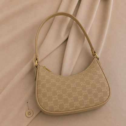 Curve Purse – Elegant Printed Shoulder Handbag for Women