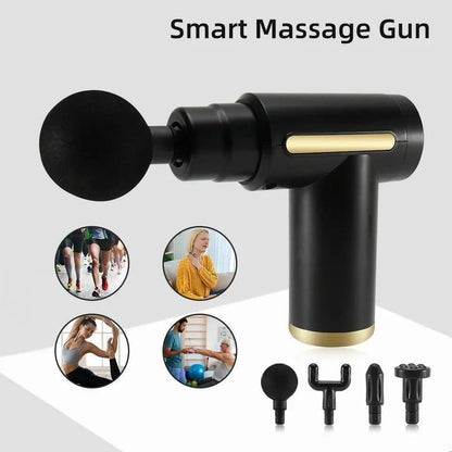 Massage Gun | 4 In 1 Multifunctional Full Body Massage Equipment Set | (Random Color)