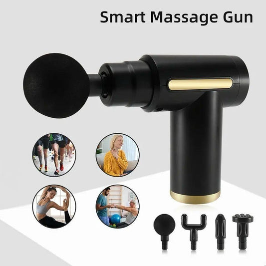 Massage Gun | 4 In 1 Multifunctional Full Body Massage Equipment Set | (Random Color)