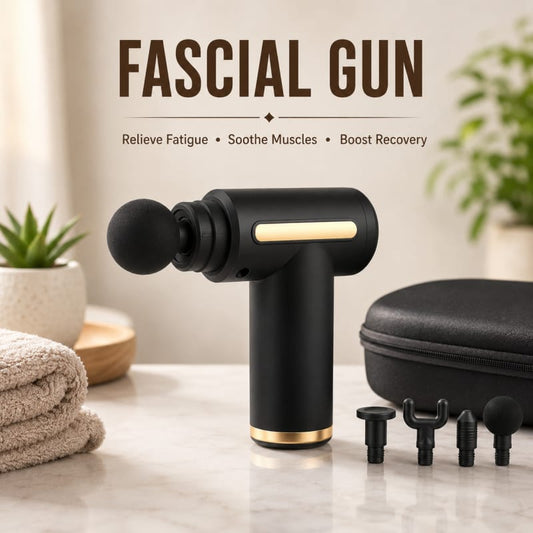 Massage Gun | 4 In 1 Multifunctional Full Body Massage Equipment Set | (Random Color)