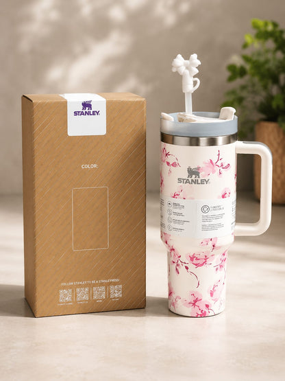 Stanley 40oz Printed Tumbler With Straw | Premium Stainless Steel Insulated Travel Mug