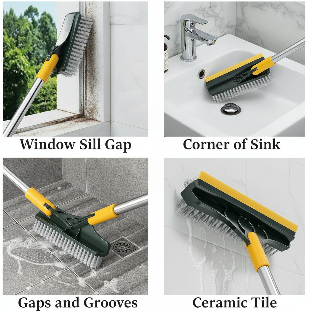 3-in-1 Wiper Brush |  Dual Purpose Cleaning Tool | Home Essential