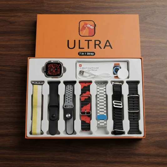 7 In 1 Ultra Smart Watch | Premium Quality | 7 Colour Strips