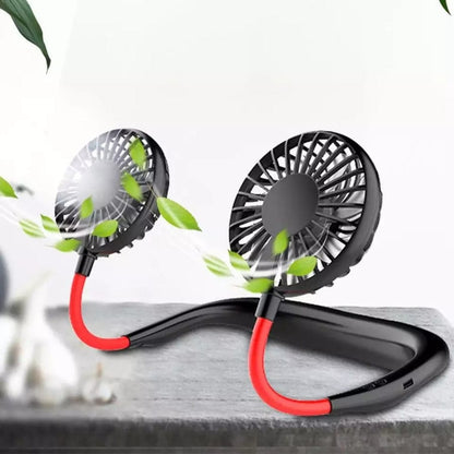 7 Wing Neck Fan | Rechargeable | Portable Cooling Fan(Random Color)