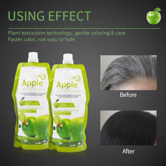 Apple Hair Color Cream Gentle Formula | Long Lasting Shine | Hair Care Product - 1000ML