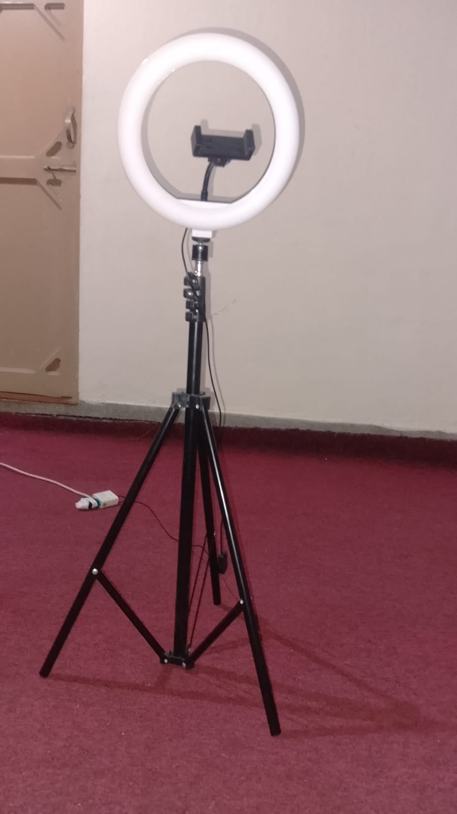 10-Inch LED Ring Light with 7 Feet Adjustable Tripod Stand & Mobile Holder | 3 Light Modes