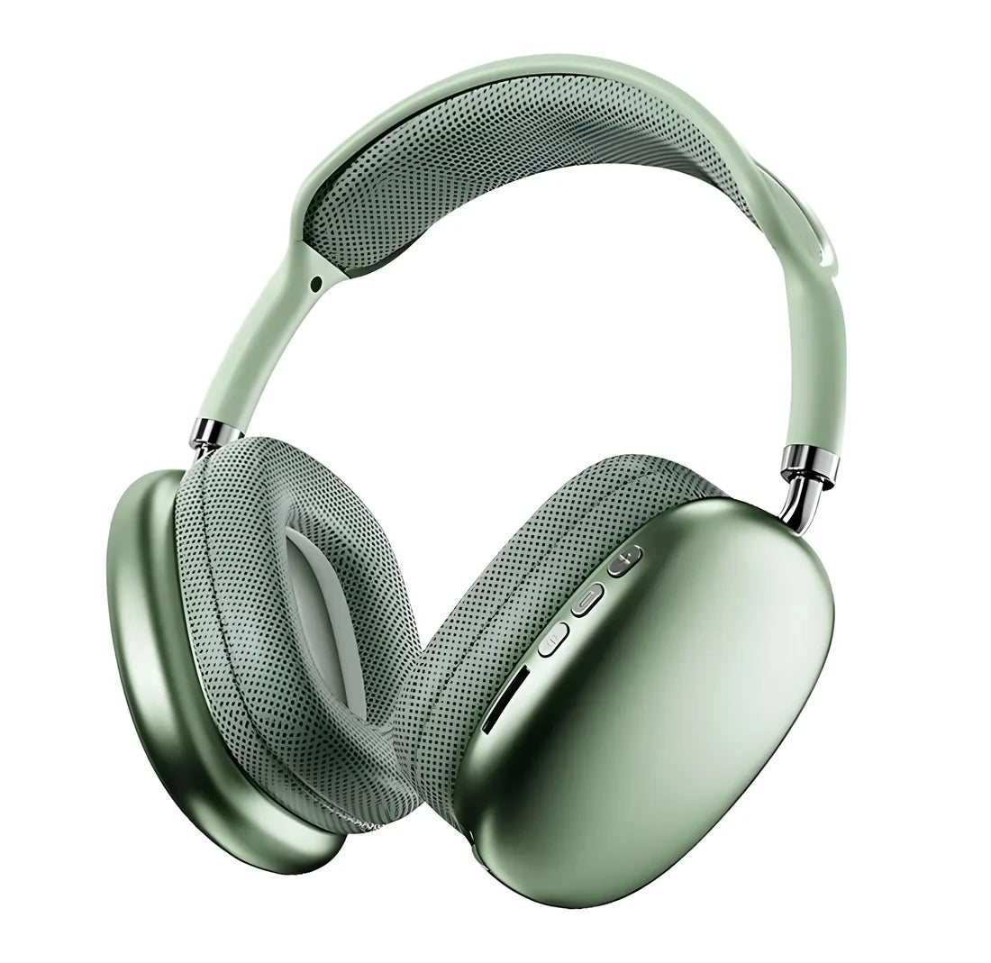 P9 White Bluetooth 5.0 Headphones with 400mAh Battery P9