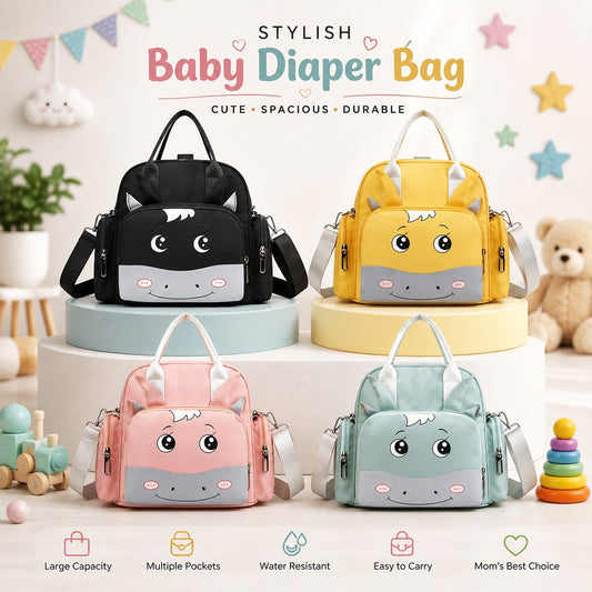 Baby Diaper Maternity Bag | Spacious & Practical Choice For Mothers (Random Colour)