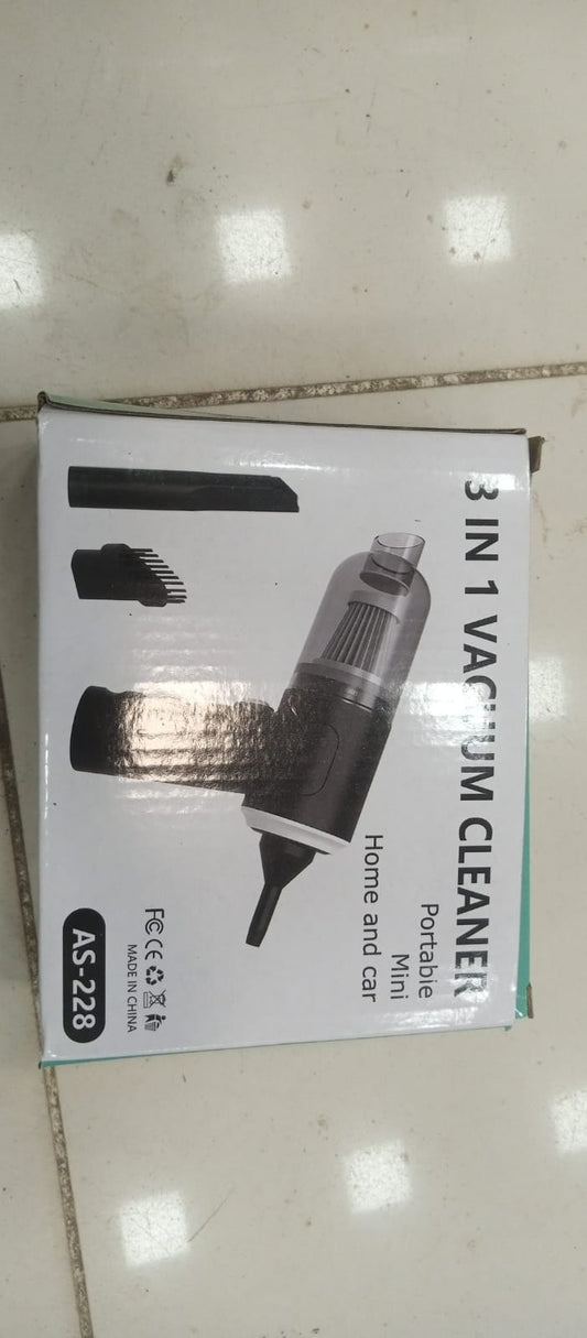 3-in-1 Portable Wireless Vacuum Cleaner | Small Vaccum Cleaner | Rechargable
