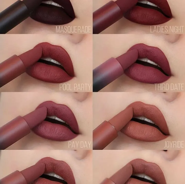 Pack Of 12 - Huda Beauty Lipsticks - Cosmetic Product | Lip Makeup (Random Color)