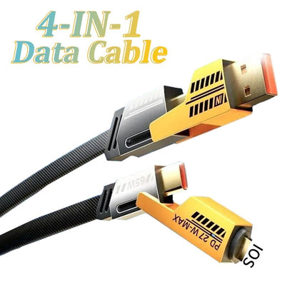 4 In 1 Fast Charging Cable | 1.5 Metre USB Type C PD Charger