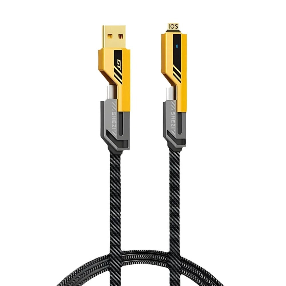 4 In 1 Fast Charging Cable | 1.5 Metre USB Type C PD Charger