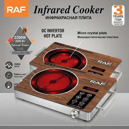 RAF Infrared Stove | 2200 Watts Electric Stove | Fast Heating Stove