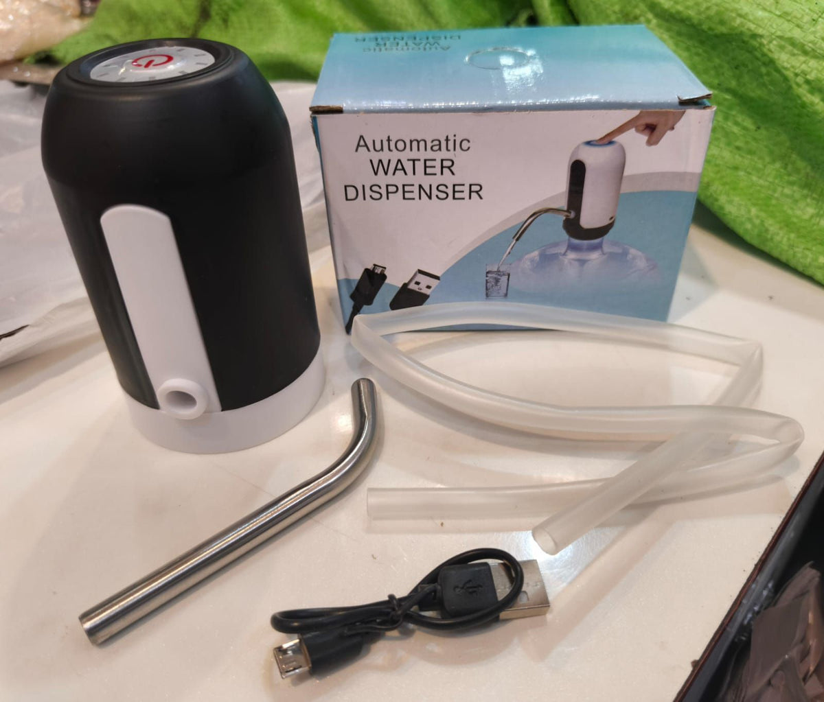 Automatic Water Pump Dispenser | Rechargeable Portable USB Pump | For Standard Water Bottles