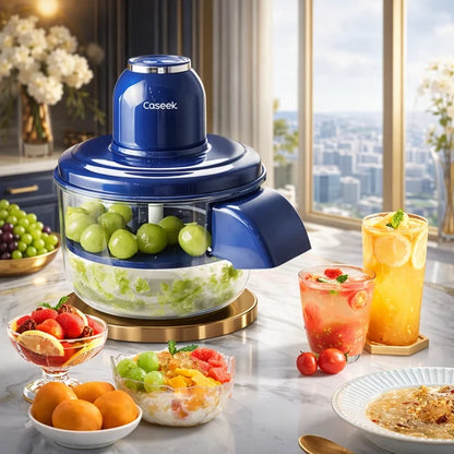 Multi-Functional Food Chopper with Transparent Bowl