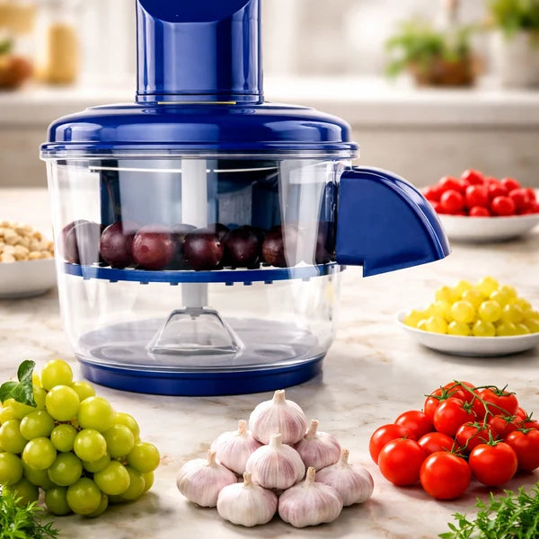Multi-Functional Food Chopper with Transparent Bowl