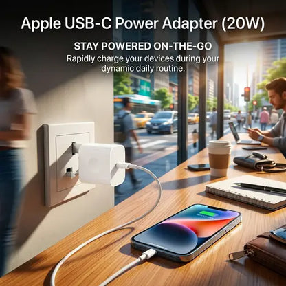 20W C To C PD 3 PIN Power Adapter For iPhone | Fast Charger Adapter for iPhone