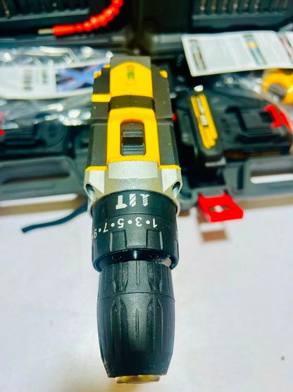 DeWalt 64V Cordless Drill Machine With 2 Lithium-Ion Batteries Charger | 20-Piece Drill Kit