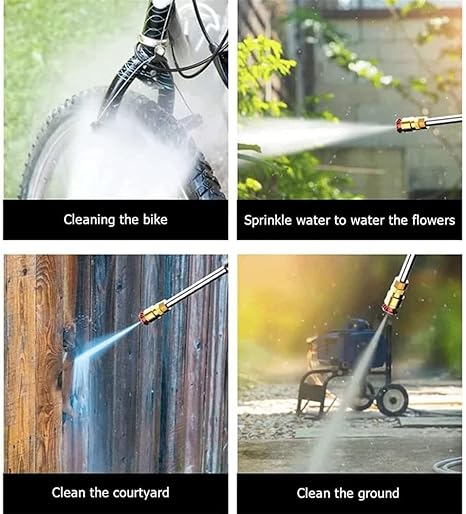 Automatic Cordless Car Wash Spray Gun | 48V High Pressure Lithium Battery | Wireless Foam Jet Washer