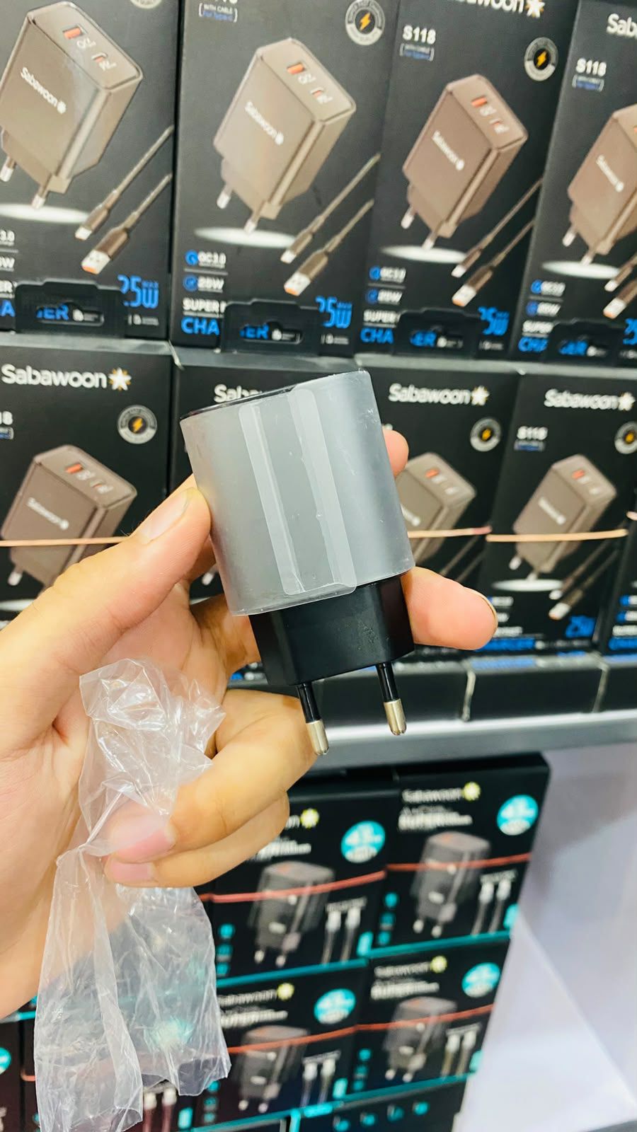 Sabawoon S131 45W GaN Super Fast Charger | Wiith Cable