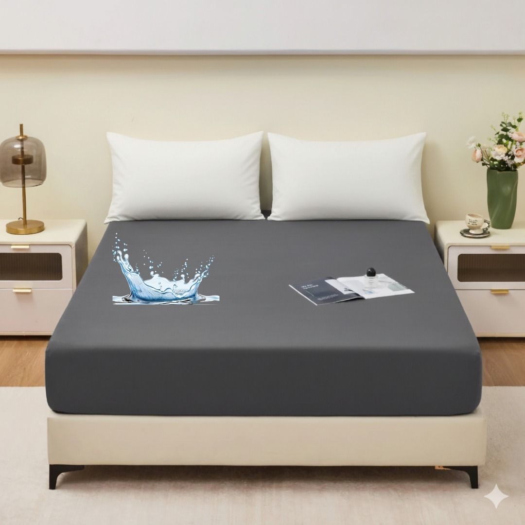 Waterproof Terry Mattress Protector | King Size (72 x 78 Inches, Fits Up To 8" Depth)