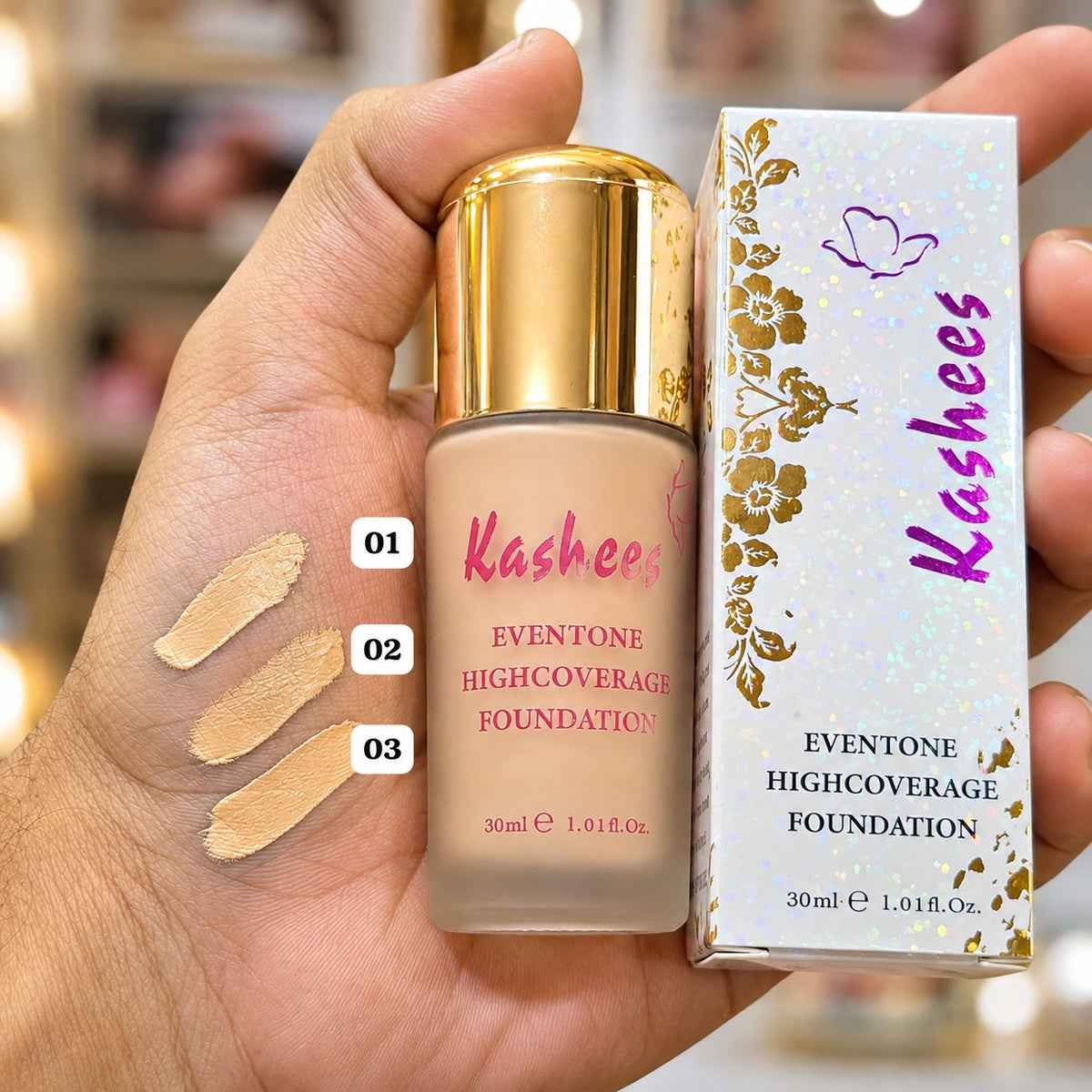 Kashee's 7 In 1 | DEAL | Foundation,Fixer, Powders & Masks